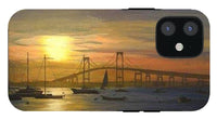 Newport Bridge Newport Rhode Island - Phone Case