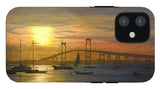Newport Bridge Newport Rhode Island - Phone Case