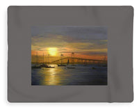 Newport Bridge Newport Rhode Island - Blanket