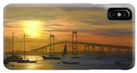 Newport Bridge Newport Rhode Island - Phone Case