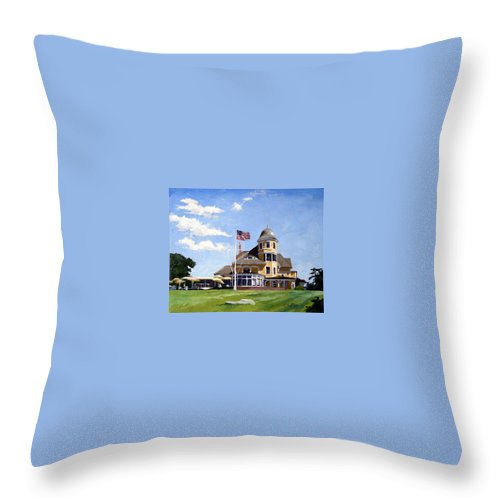 Castle Hill Inn Newport Rhode Island - Throw Pillow