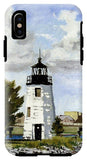 Goat Island Lighthouse Newport Rhode Island - Phone Case