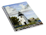 Goat Island Lighthouse Newport Rhode Island - Spiral Notebook