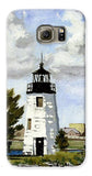 Goat Island Lighthouse Newport Rhode Island - Phone Case