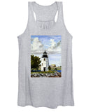 Goat Island Lighthouse Newport Rhode Island - Women's Tank Top