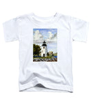 Goat Island Lighthouse Newport Rhode Island - Toddler T-Shirt