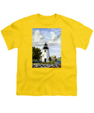 Goat Island Lighthouse Newport Rhode Island - Youth T-Shirt