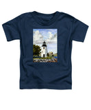 Goat Island Lighthouse Newport Rhode Island - Toddler T-Shirt