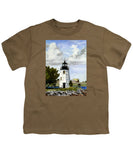 Goat Island Lighthouse Newport Rhode Island - Youth T-Shirt