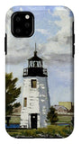 Goat Island Lighthouse Newport Rhode Island - Phone Case