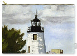 Goat Island Lighthouse Newport Rhode Island - Carry-All Pouch