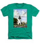 Goat Island Lighthouse Newport Rhode Island - Heathers T-Shirt