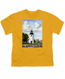 Goat Island Lighthouse Newport Rhode Island - Youth T-Shirt