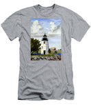 Goat Island Lighthouse Newport Rhode Island - T-Shirt