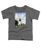 Goat Island Lighthouse Newport Rhode Island - Toddler T-Shirt