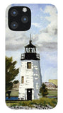 Goat Island Lighthouse Newport Rhode Island - Phone Case