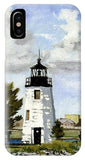Goat Island Lighthouse Newport Rhode Island - Phone Case