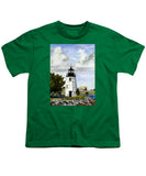 Goat Island Lighthouse Newport Rhode Island - Youth T-Shirt