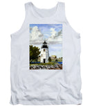 Goat Island Lighthouse Newport Rhode Island - Tank Top