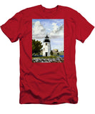 Goat Island Lighthouse Newport Rhode Island - T-Shirt