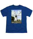 Goat Island Lighthouse Newport Rhode Island - Youth T-Shirt