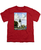 Goat Island Lighthouse Newport Rhode Island - Youth T-Shirt