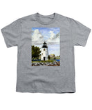 Goat Island Lighthouse Newport Rhode Island - Youth T-Shirt