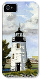 Goat Island Lighthouse Newport Rhode Island - Phone Case