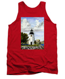 Goat Island Lighthouse Newport Rhode Island - Tank Top