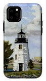 Goat Island Lighthouse Newport Rhode Island - Phone Case