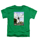 Goat Island Lighthouse Newport Rhode Island - Toddler T-Shirt