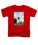 Goat Island Lighthouse Newport Rhode Island - Toddler T-Shirt