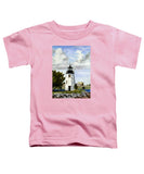 Goat Island Lighthouse Newport Rhode Island - Toddler T-Shirt