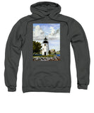 Goat Island Lighthouse Newport Rhode Island - Sweatshirt