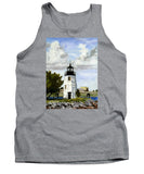 Goat Island Lighthouse Newport Rhode Island - Tank Top