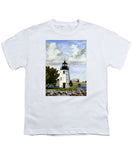 Goat Island Lighthouse Newport Rhode Island - Youth T-Shirt