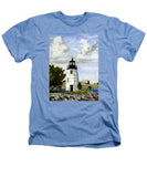 Goat Island Lighthouse Newport Rhode Island - Heathers T-Shirt