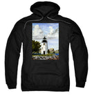 Goat Island Lighthouse Newport Rhode Island - Sweatshirt
