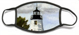 Goat Island Lighthouse Newport Rhode Island - Face Mask