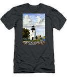Goat Island Lighthouse Newport Rhode Island - T-Shirt