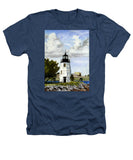 Goat Island Lighthouse Newport Rhode Island - Heathers T-Shirt