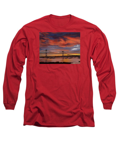 Newport Bridge Newport Rhode Island - Long Sleeve T-Shirt