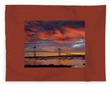 Newport Bridge Newport Rhode Island - Blanket