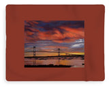 Newport Bridge Newport Rhode Island - Blanket