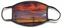 Newport Bridge Newport Rhode Island - Face Mask
