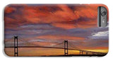 Newport Bridge Newport Rhode Island - Phone Case