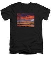 Newport Bridge Newport Rhode Island - Men's V-Neck T-Shirt