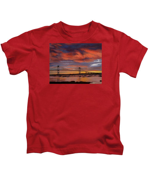 Newport Bridge Newport Rhode Island - Kids T-Shirt