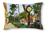 5th Avenue Naples Florida - Throw Pillow
