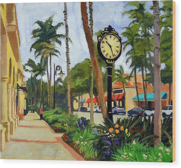 5th Avenue Naples Florida - Wood Print